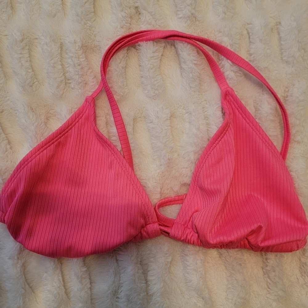 Wild Fable Bright Pink Swim Top